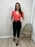 Blusa decote transpassado