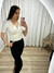 Blusa decote transpassado na internet