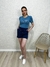 Blusa manga franzida