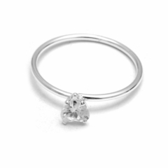 Anillo Compromiso Corazón Cubic (R33770)