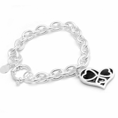 Pulsera Corazón Nacar 19Cm (P3213)