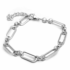 Pulsera Long Chain Combinada 18 A 23Cm (P33727)