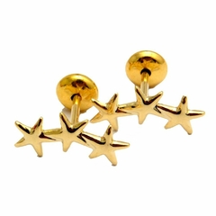 Abridores Dorados Tres Estrellas 1Cm PA58079 - comprar online