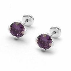 Abridores Cubic Violeta Engarzado 5Mm (PA64189)