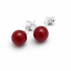 Aros Perla Rojo 7Mm (PA69623)