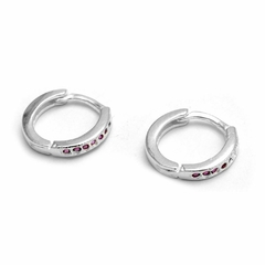 Aros Micropave Fucsia 1,2Cm PA77135