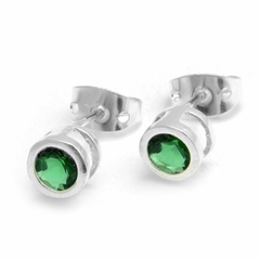 Aros Cubic Verde 6Mm (PA88225)