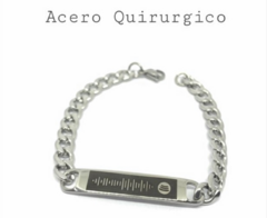 PULSERA EN ACERO DE IDENTIDAD SPOTIFY pea09