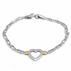 Pulsera Julianita Corazón Calado 18Cm (PP79133)