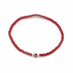 Pulsera Roja con Ojo Rojo - Elastizada (PP83116)