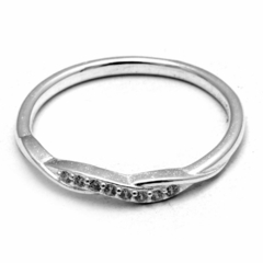 Anillo Cruzado Cubic PR60296