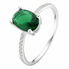 Anillo Cubic Verde (PR65394)