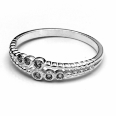 Anillo Doble Cubic PR77190