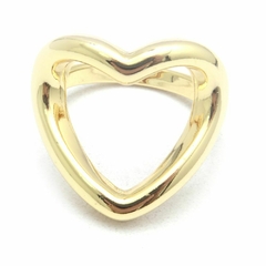 Anillo Dorado Corazón Chunky R29920 - comprar online