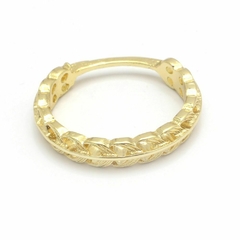 Anillo Dorado Medio Sin Fin Ramito R33213 - comprar online