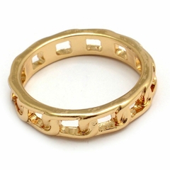 Anillo Dorado Cadena Alargada R33791 - comprar online