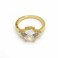 Anillo Dorado Cubic Circular R33930 - comprar online