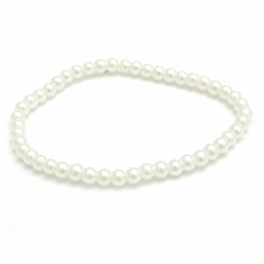 Pulsera Perla 4Mm Elastizada ( TP0209)