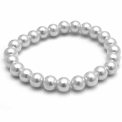 Pulsera Perlas 10Mm - Elastizada ( TP0241)