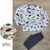 Pijama Infantil Inverno Moletinho Felpado Blusa Gola V Branca com Estampa de Desenhos Animados e Calça Chumbo CANDY KIDS