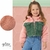 Casaco Infantil Menina Inverno 2024 Flower Green 000 MON SUCRÉ