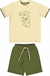 Conjunto Infantil Menino Camiseta California Meia Malha e Bermuda Moletom HAVE FUN - comprar online