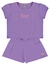 Conjunto Infantil Menina Cropped e Short Ribana BOCA GRANDE na internet