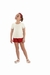 Blusa Infantil Menina Festa Malha Canelada HAVE FUN