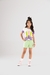 Blusa Infantil Menina Cropped Cotton Ribana BOCA GRANDE