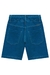 Bermuda Infantil Menino em Malha Denim com Elastano Azul Claro LUC.BOO - loja online