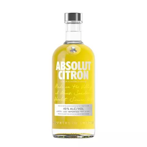 Vodka absolut citron 750ml - comprar online
