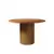 Mesa IMCAL Redonda com Tampo Off White ou Madeira Cinamomo - comprar online
