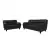 CONJUNTO ESTOFADOS DE COURO VALENCIA - 2 E 3 LUGARES - comprar online