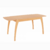 Mesa Extensível com Sistema de Giro | Modelo Lince Fit com Pés em Madeira - Maison Shop