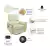 Poltrona do Papai Sala de Cinema Latifa Reclinável Retrátil Manual Glider Giratória Couro Off White - Maison Shop