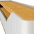 Rack Arc 2P Off White Nature com Painel Ripado Prime Nature - loja online