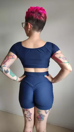 Conjunto de Shorts Azul Marinho - comprar online