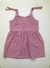 Vestido lino rosa