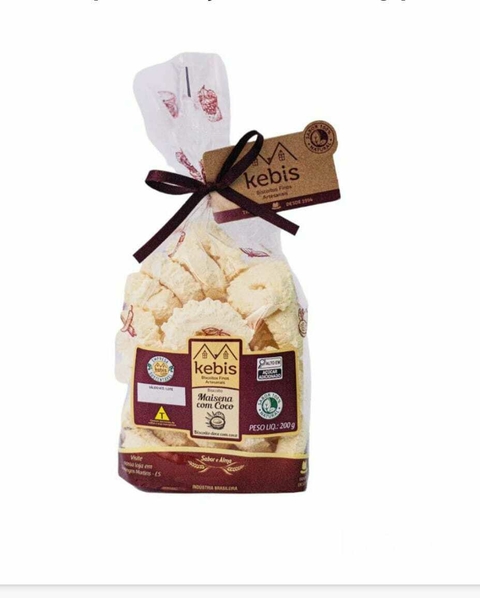 Biscoito Maisena c/ coco 200g - Kebis - comprar online