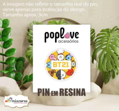 Pin - Fã KPop Música Coreia - BTS BT21 - mod2