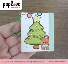 Chaveirinho com Bloquinho Adesivo - Árvore de Natal - comprar online