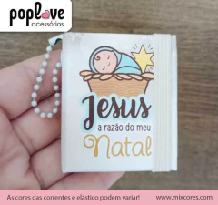 Chaveirinho com Bloquinho Adesivo - Jesus a razão - comprar online