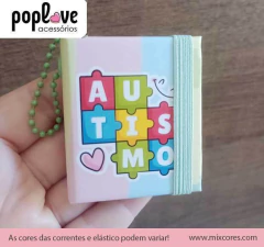 Chaveirinho com Bloquinho Adesivo - Autismo Puzzle - comprar online