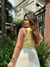 BLUSA CROPPED SEM MANGAS - AMARELO - comprar online
