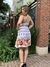 VESTIDO CURTO ESTAMPADO JARDIM ROMÂNTICO - loja online