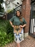 T-SHIRT CROPPED MALHA - VERDE