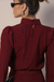 Blusa Alfaiataria Manga Longa Jasmini Bordô - comprar online