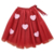 Saia Tutu Infantil Hearts Vermelha