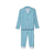 Pijama Infantil Algodão Pima Cartola Vichy Azul