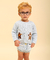 Cardigan Infantil Ursos Azul - comprar online